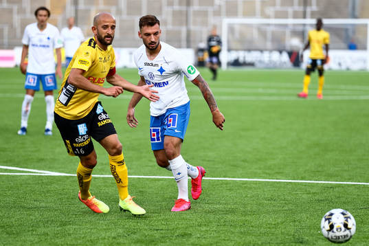Elfsborgs Robert Gojani och IFK Norrköpings Sead