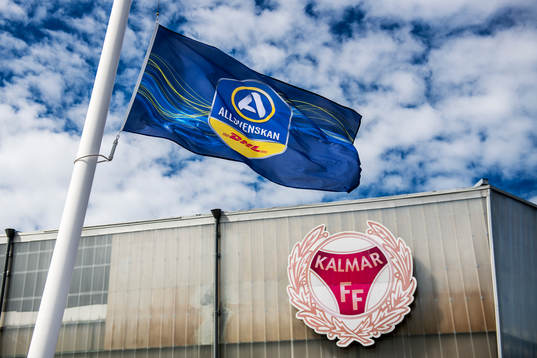 En flagga med
