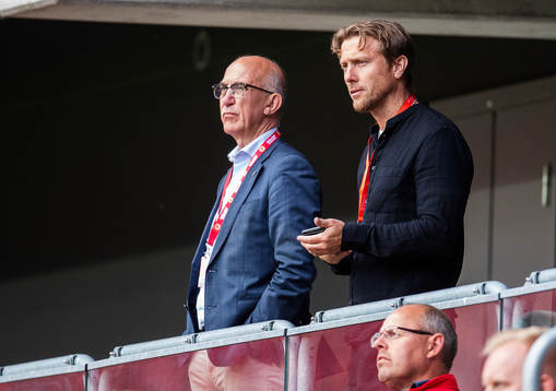 Kalmars FFs ordförande Anders Henriksson och klubbchefen