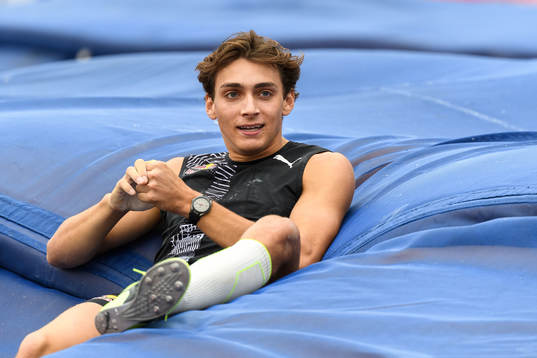 Armand Duplantis, Upsala IF, when competing in the men’s
