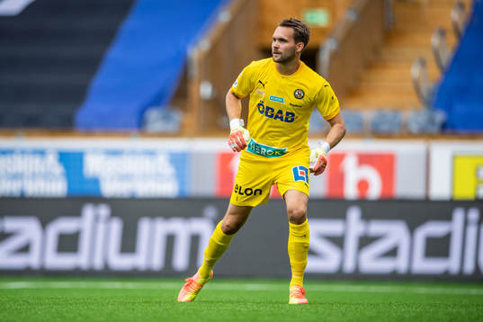 Örebros målvakt Oscar Jansson