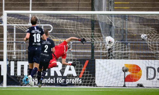 Mål 1-0 av IFK Norrköpings Ísak Bergmann Jóhannesson
