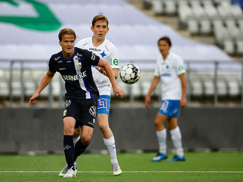 IFK Göteborgs August Erlingmark och IFK Norrköpings Ísak