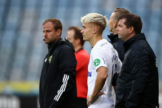 IFK Norrköpings Pontus Almqvist och tränare Jens