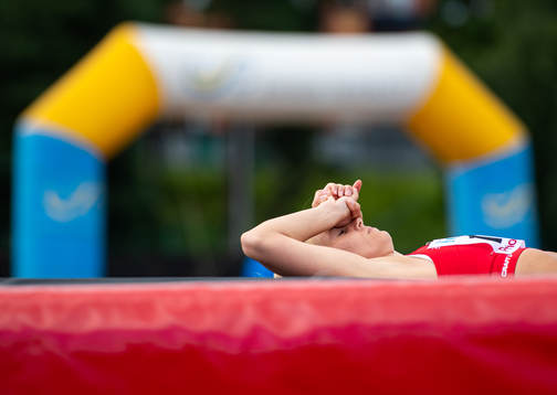 Evelina Erlandsson of IF Göta Karlstad looks dejected