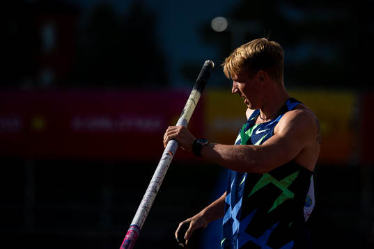 Piotr Lisek of Poland