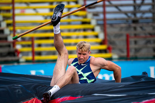 Piotr Lisek of Poland