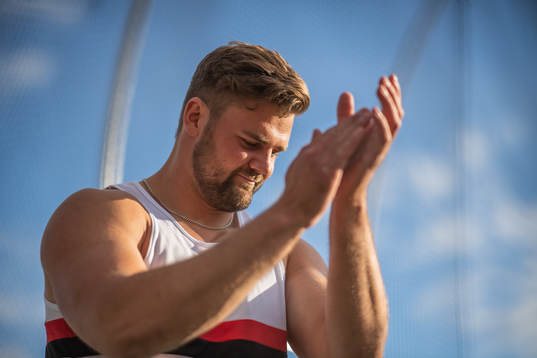 Simon Pettersson Hässelby SK celebrates as he