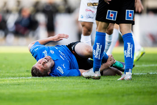 Halmstads Mikael Boman har ont