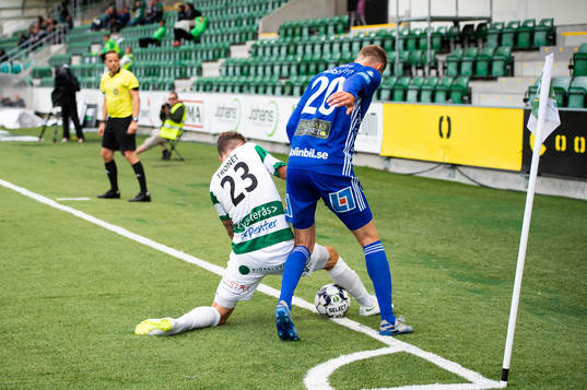 Västerås Filip Tronet och Sundsvalls Niklas Dahlström