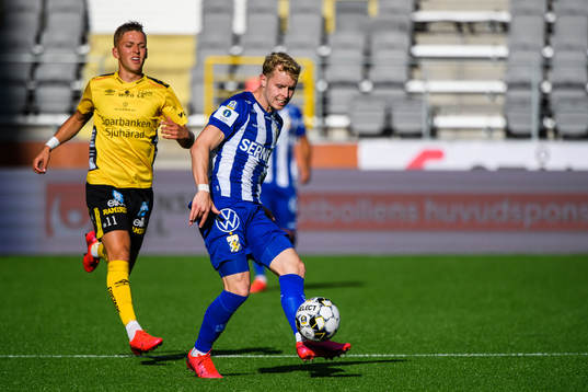 Elfsborgs Jesper Karlsson och IFK Göteborgs Victor
