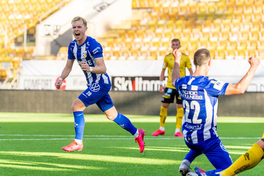 IFK Göteborgs Victor Wernersson jublar