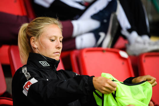 Göteborgs Rebecka Blomqvist på bänken
