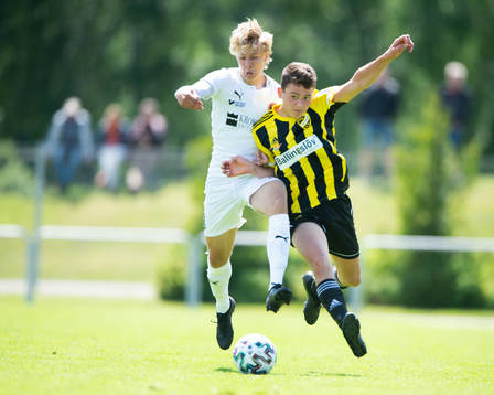 i träningsmatchen mellan IFK Hässleholm och Hittarp i