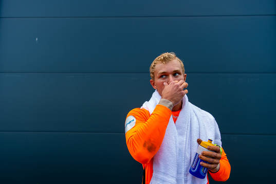 Goalkeeper Sebastian Hornnes Heggland of Sotra