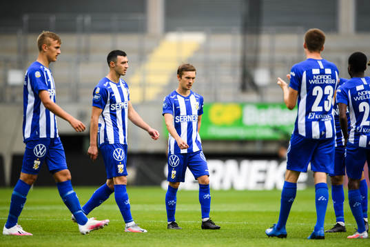 IFK Göteborgs Jesper Tolinsson , Giorgi Kharaishvili och