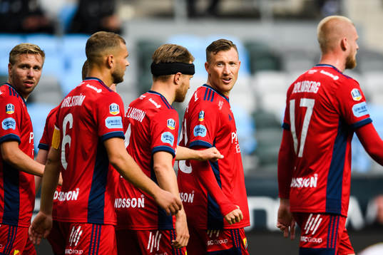 Djurgårdens Fredrik Ulvestad jublar