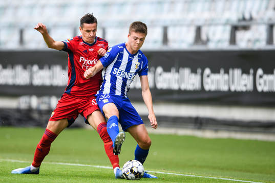 Djurgårdens Haris Radetinac och IFK Göteborgs Emil Holm