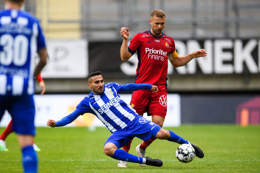 IFK Göteborgs Sargon Abraham och Djurgårdens Jesper