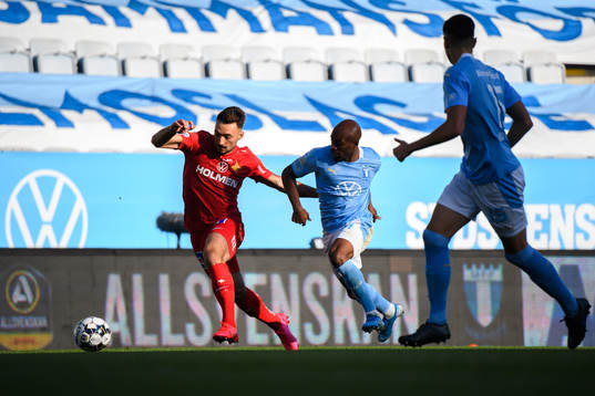 IFK Norrköpings Sead Haksabanovic och Malmö FFs Fouad