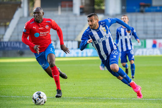 Helsingborgs Ravy Tsouka Dozi och IFK Göteborgs Sargon