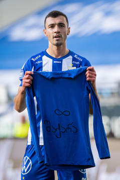 IFK Göteborgs Giorgi Kharaishvili jublar