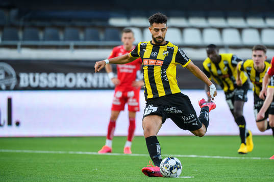 Häckens Daleho Irandust gör 4-0 på straff