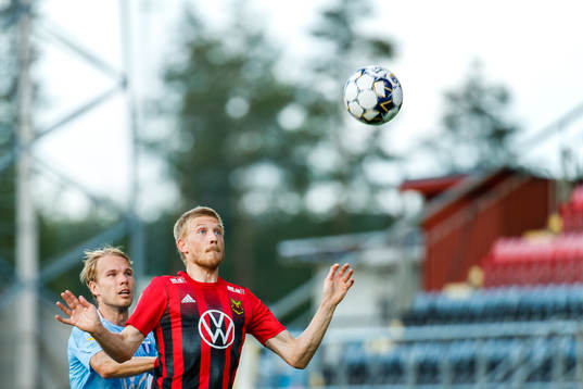 Östersunds Simon Kroon och Malmö FFs Oscar Lewicki