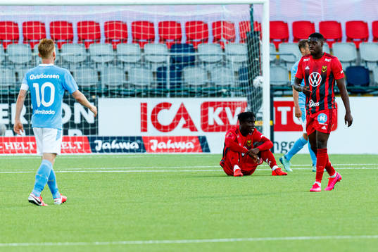 Östersunds Jordan Attah Kadiri  deppar