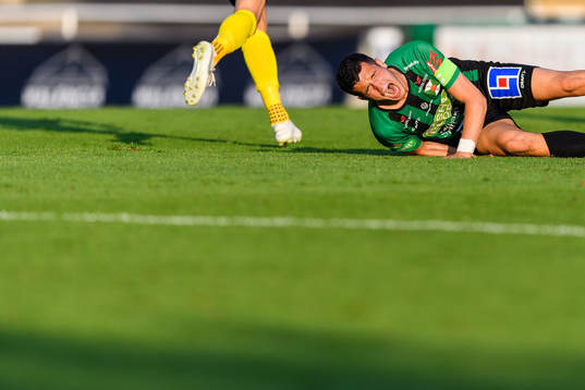 Varbergs Astrit Selmani har ont