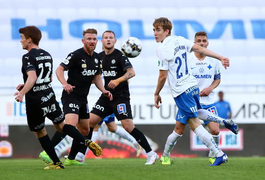 IFK Norrköpings Ísak Bergmann Jóhannessons assist till
