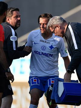 IFK Norrköpings Simon Thern skadad
