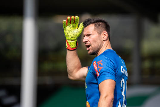 Varbergs målvakt Stojan Lukic