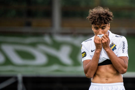 under fotbollsmatchen i Allsvenskan mellan Varberg och AIK
