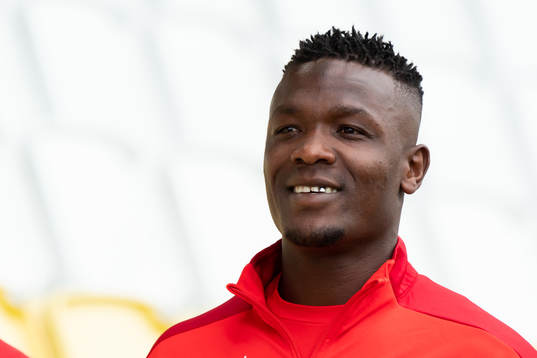 Helsingborgs Alhaji Gero på bänken