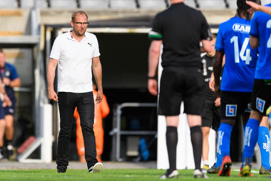 Halmstads tränare Magnus Haglund