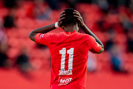 Daouda Bamba of Brann reacts