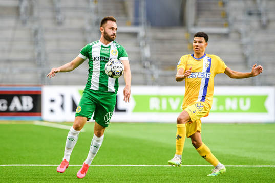 Hammarbys Muamer Tankovic och IFK Göteborgs Alexander