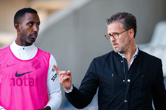 s Henok Goitom och tränare Rikard Norling