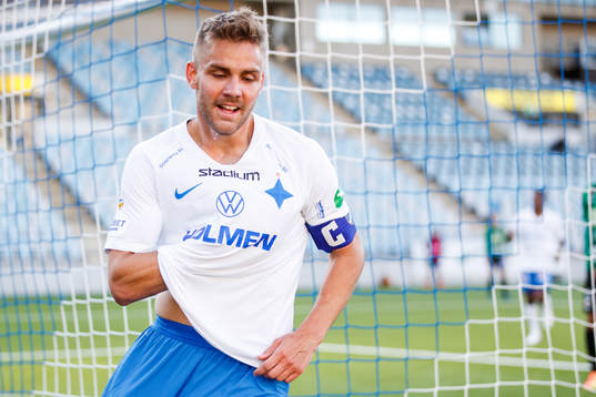 IFK Norrköpings Christoffer Nyman jublar