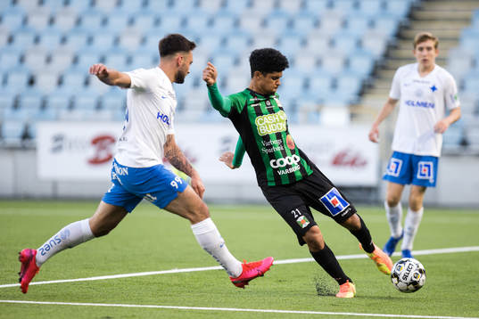 IFK Norrköpings Sead Haksabanovic och Varbergs Luke Le Roux
