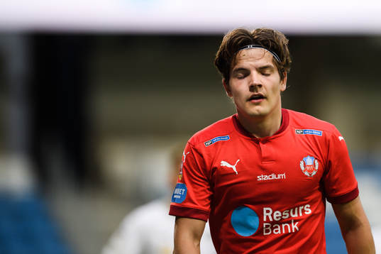 Helsingborgs Brandur Hendriksson deppar