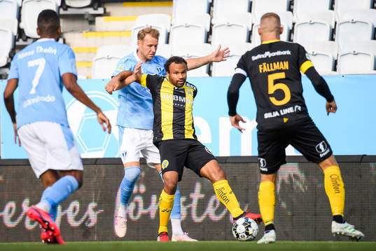 Hammarbys Serge-Junior Martinsson Ngouali och Malmö FFs