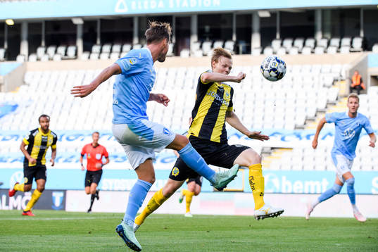 Malmö FFs Ola Toivonen och Hammarbys Tim Söderström