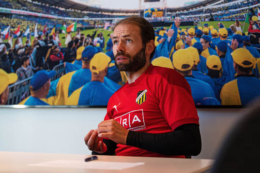 Häckens tränare Andreas Alm