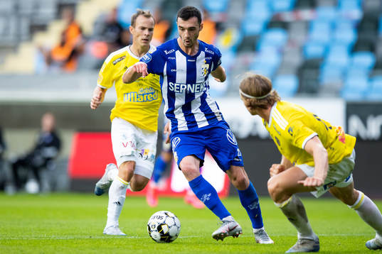 IFK Göteborgs Giorgi Kharaishvili mot Falkenbergs Carl