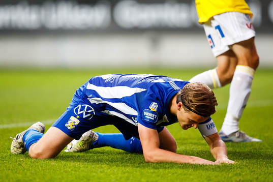 IFK Göteborgs August Erlingmark deppar