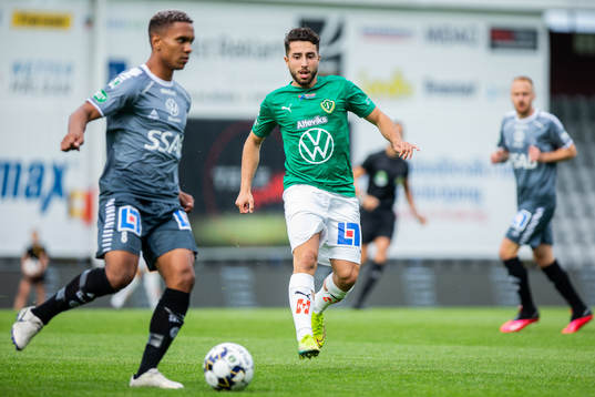 Brages Seth Kanteh Hellberg och Jönköpings Moustafa Zeidan