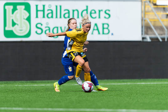 Elfsborgs Sara Jardving och IFK Göteborgs Selma Holmberg