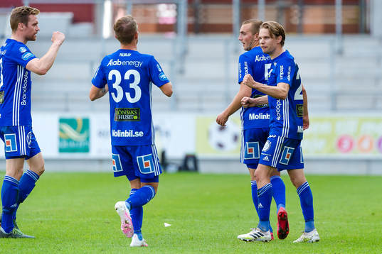 Sundsvalls Johan Blomberg jublar